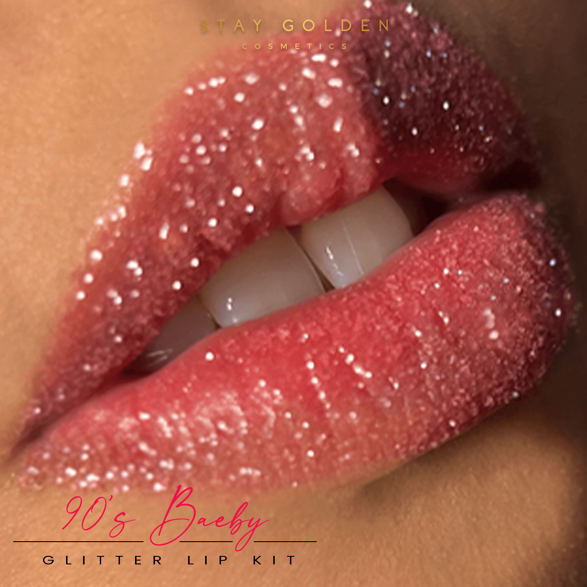 Golden Cosmetics Glitter Lip Kit In Baeby