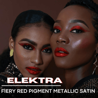 Elektra - Fiery Red Metallic Pigment - Stay Golden Cosmetics