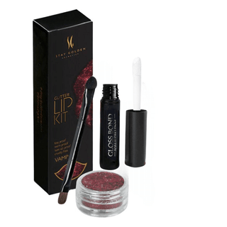 Vamp Glitter Lip Kit without Lip Liner - Stay Golden Cosmetics