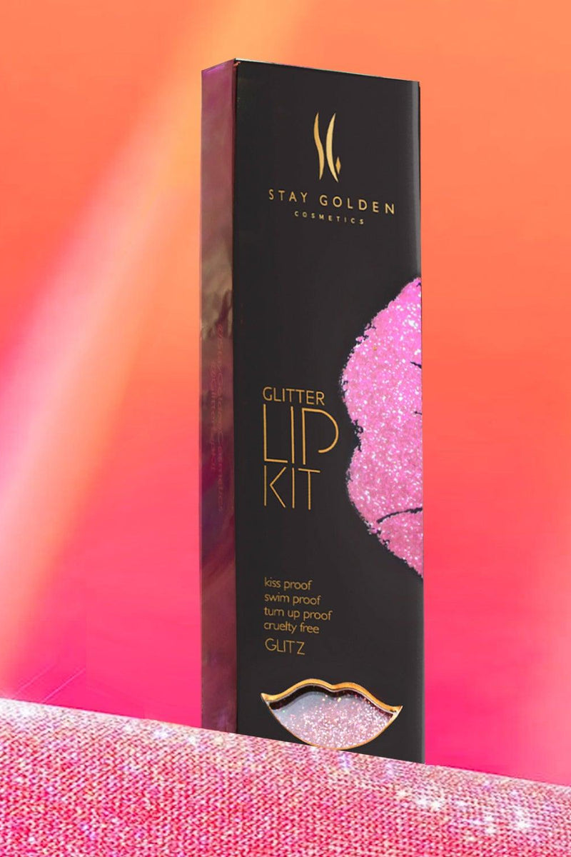 Glitter Lip Kit Stay Golden Cosmetics