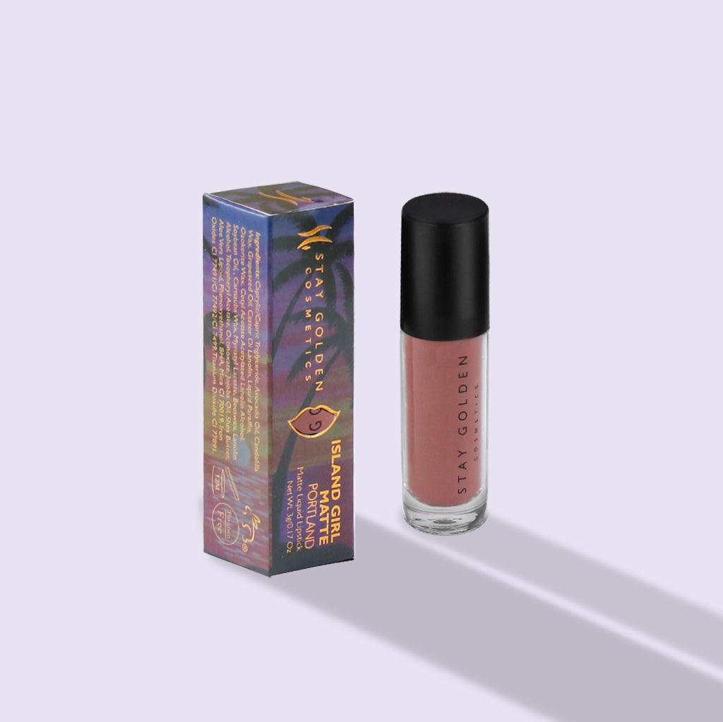 Portland Liquid Lipstick - Stay Golden Cosmetics