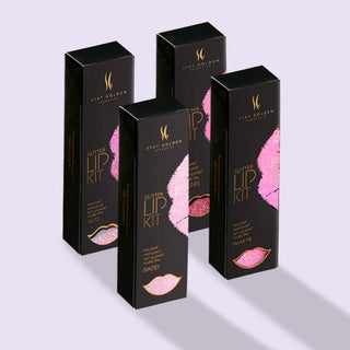 Pretty In Pink Glitter Lip Kit Bundle - Stay Golden Cosmetics