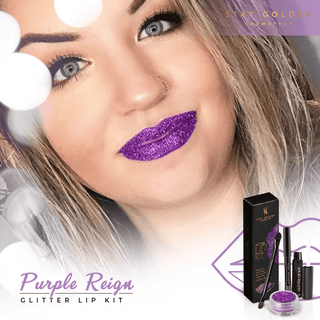 Purple Reign Glitter Lip Kit - Stay Golden Cosmetics