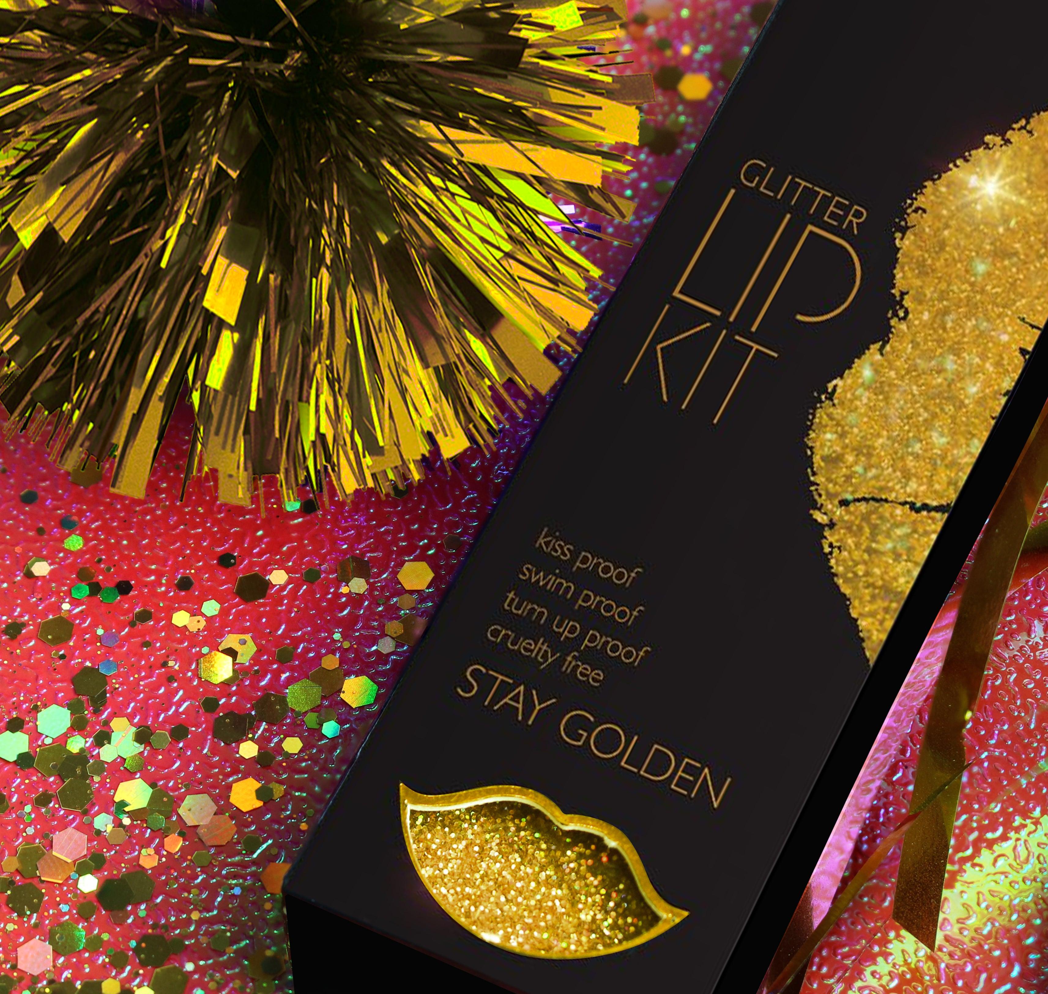Stay Golden Glitter Lip Kit - Stay Golden Cosmetics