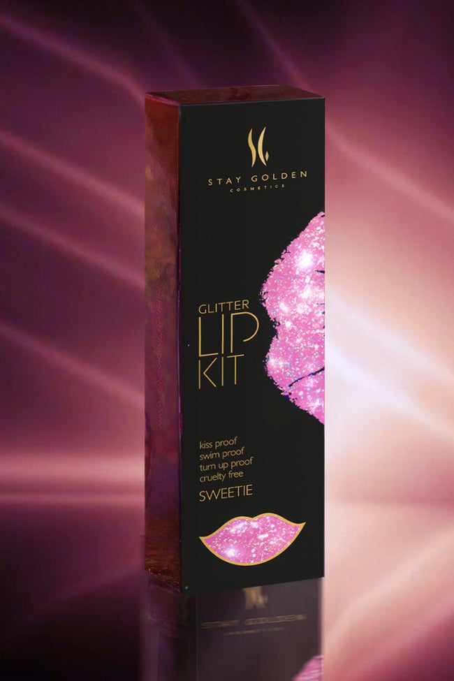 Glitter Lip Kit Stay Golden Cosmetics